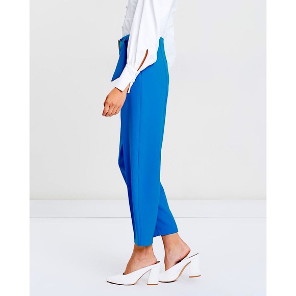 TOPSHOP Jodi belted peg trousers - Picture 3 of 10